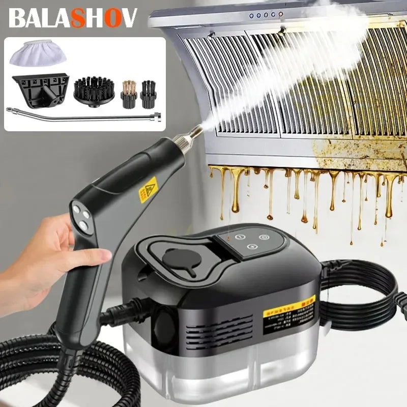 Hochdruck-Dampfreiniger 2500 W | 6-Stufen, für Haushalt & Auto