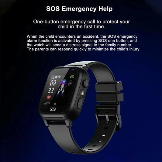 Kinder-Smartwatch GPS & SOS | Lenovo S30 mit Videoanruf
