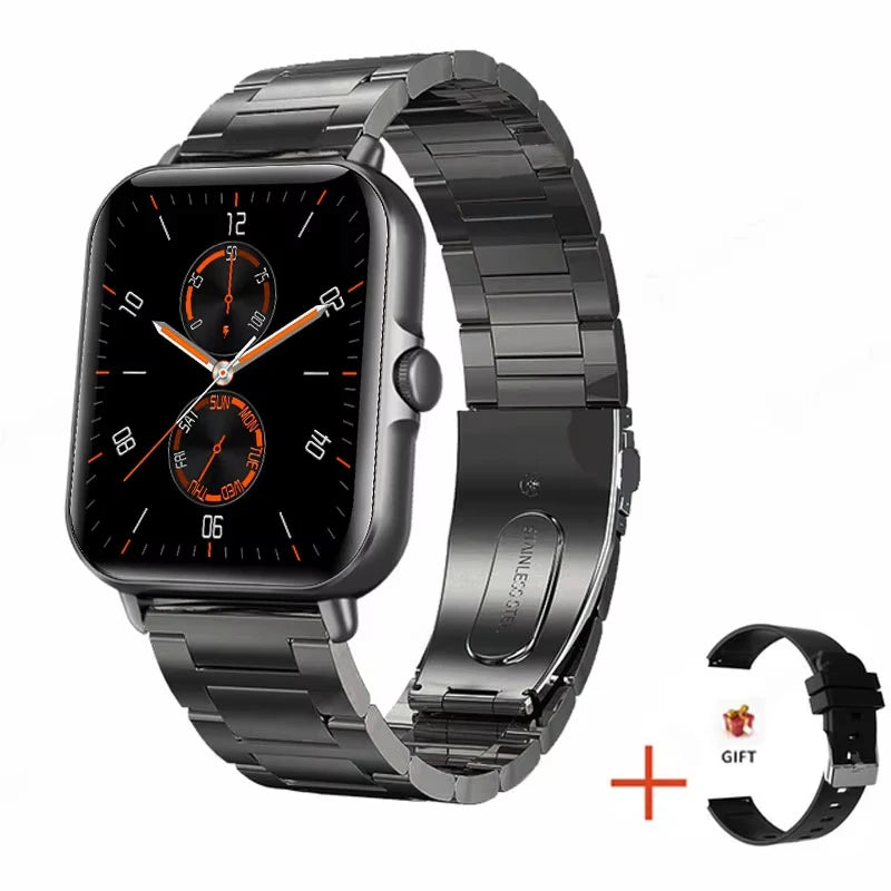 Smartwatch mit Bluetooth-Telefonie, Fitness-Tracking und LAXASFIT-App