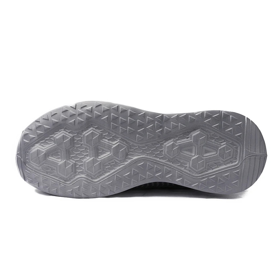 Sicherheitsschuhe mit Stahlkappe für Herren aus atmungsaktivem Air-Mesh-Material, knöchelhoch mit rutschfester TPU-Sohle