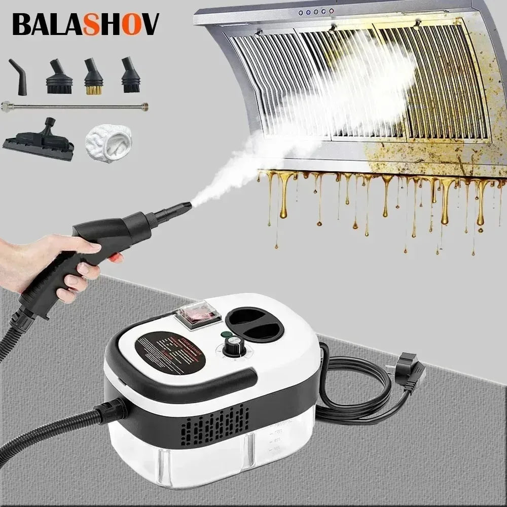 Hochtemperatur-Handdampfreiniger 2500 W – für Auto, Küche, Böden & Klimaanlage