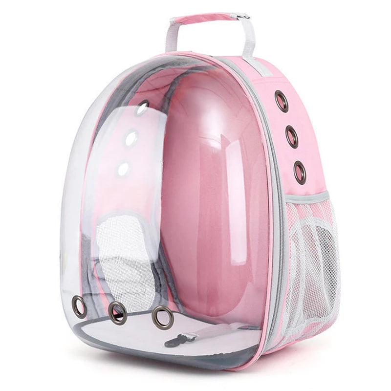 Haustier-Rucksack Weltraumkapsel – Transparent, für Katzen & Hunde