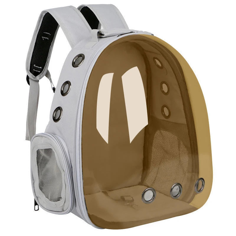 Haustier-Rucksack Weltraumkapsel – Transparent, für Katzen & Hunde