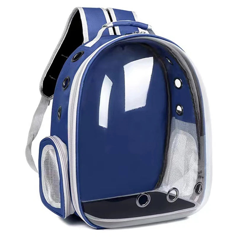 Haustier-Rucksack Weltraumkapsel – Transparent, für Katzen & Hunde