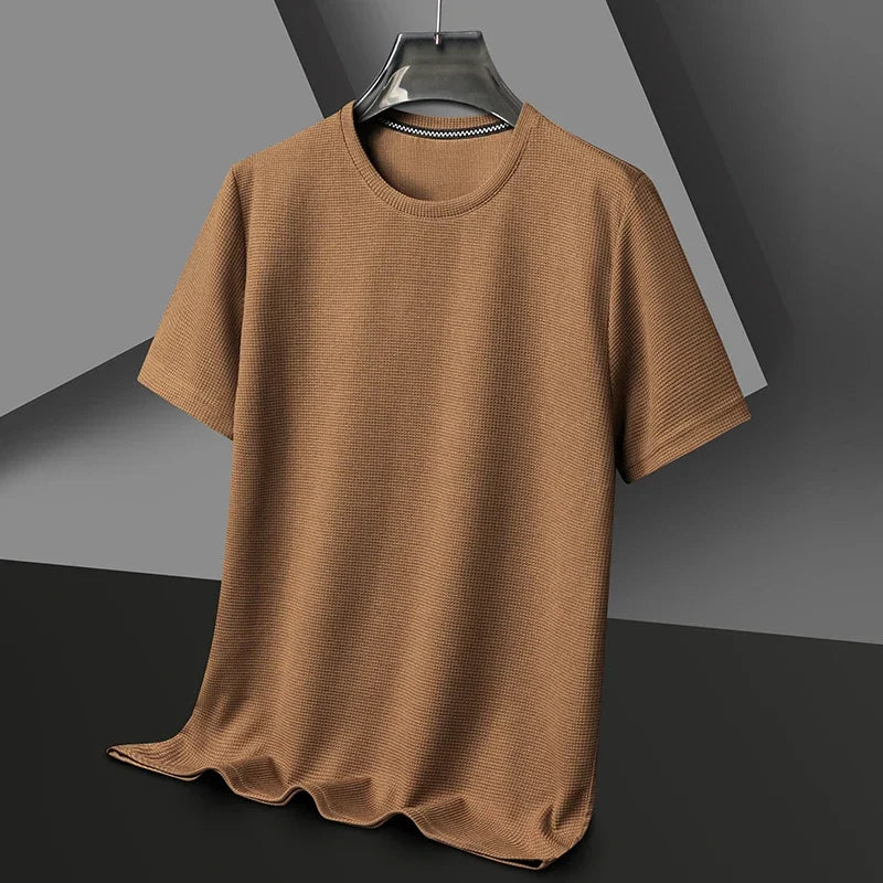 Herren T-Shirt Waffelstrick | Atmungsaktiv & Zeitlos