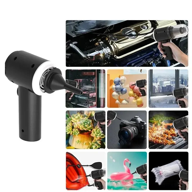 Auto-Handstaubsauger 9000 Pa | USB-Akku, kabellos