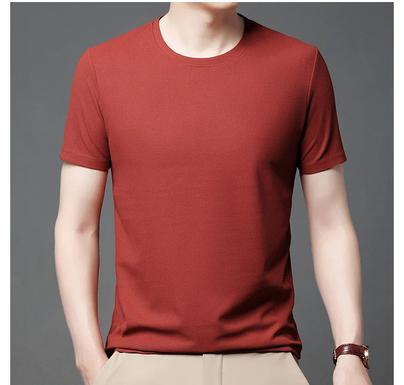 Herren T-Shirt Waffelstrick | Atmungsaktiv & Zeitlos