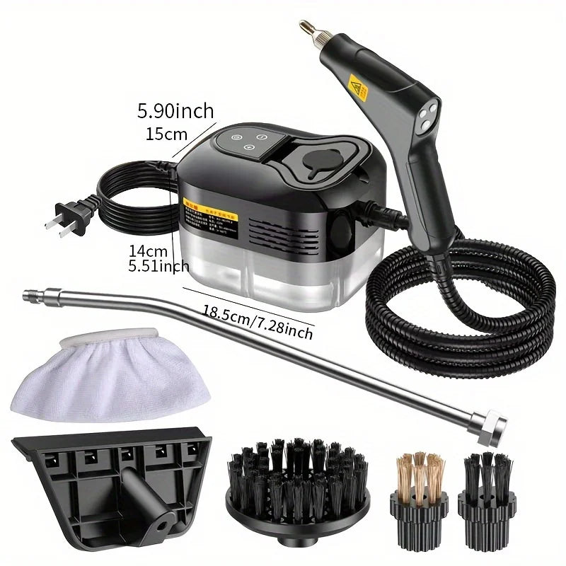 Hochdruck-Dampfreiniger 2500 W | 6-Stufen, für Haushalt & Auto