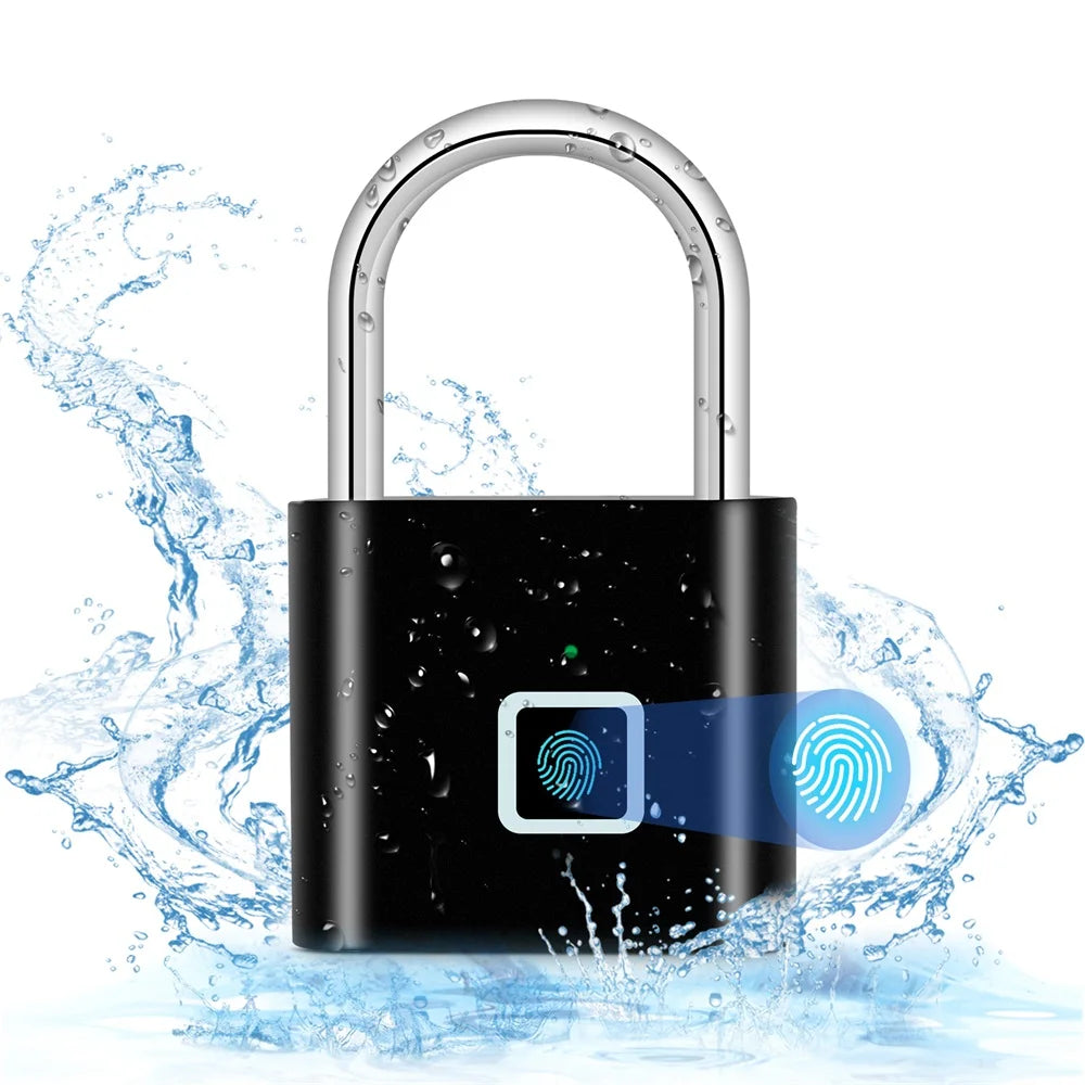 Fingerabdruck-Vorhängeschloss – USB-aufladbar, IP67, schlüssellos