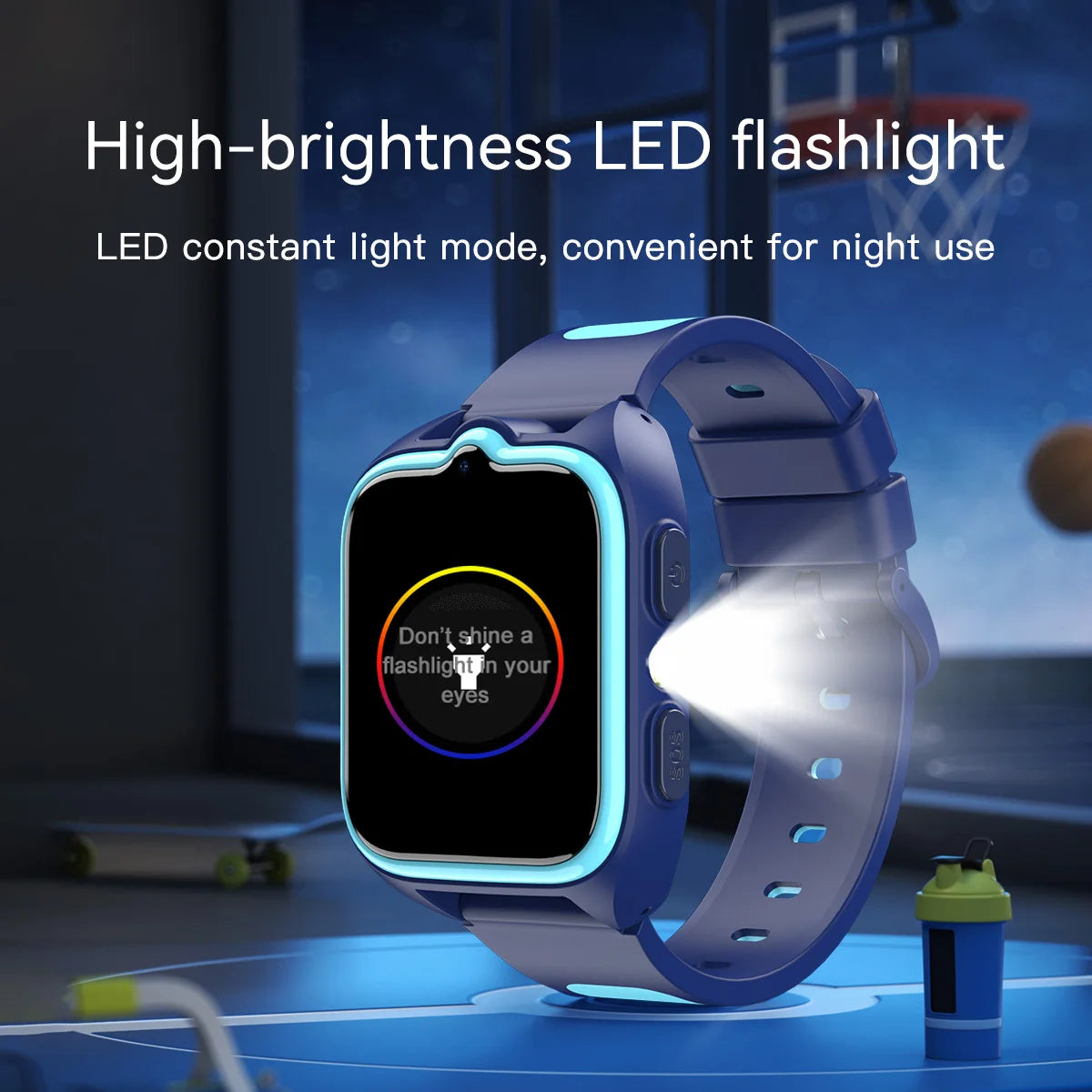 Kinder-Smartwatch 4G mit GPS, Videoanruf & SOS