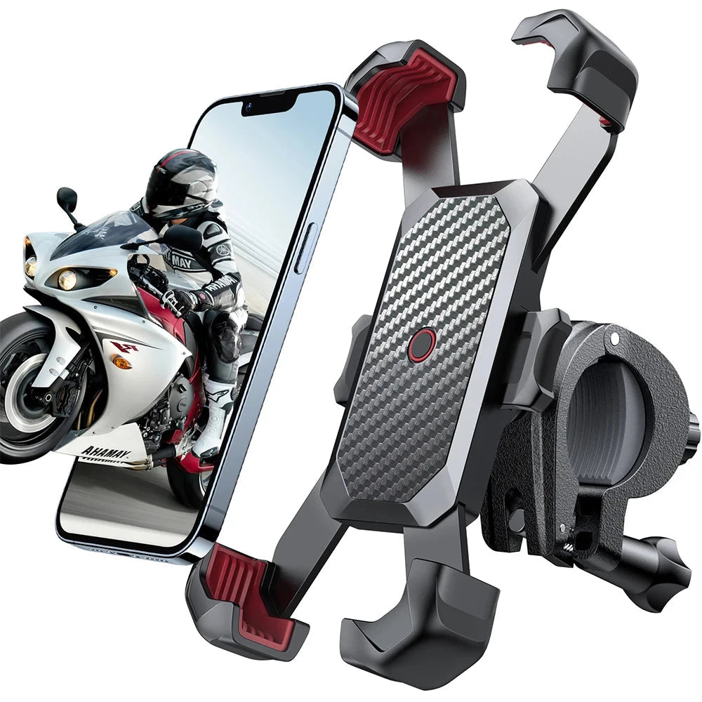Universelle Fahrrad-Handyhalterung mit 360-Grad-Drehung für Smartphones von 4,7 bis 7 Zoll