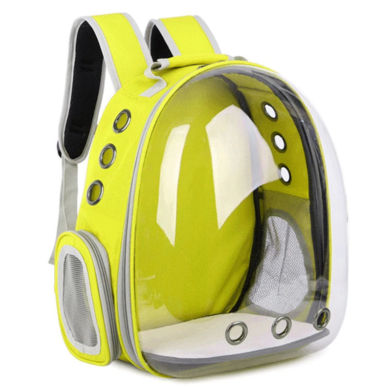 Haustier-Rucksack Weltraumkapsel – Transparent, für Katzen & Hunde