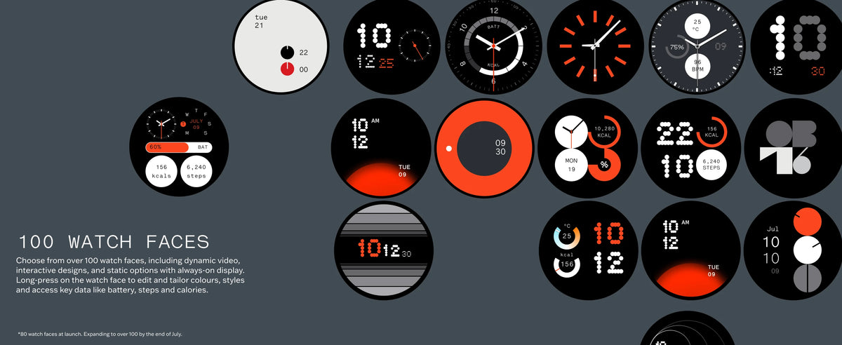 CMF Watch Pro 2 Zifferblätter-Auswahl – über 100 anpassbare Designs