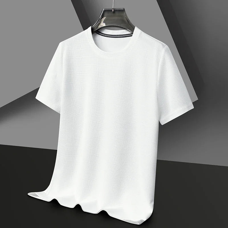 Herren T-Shirt Waffelstrick | Atmungsaktiv & Zeitlos