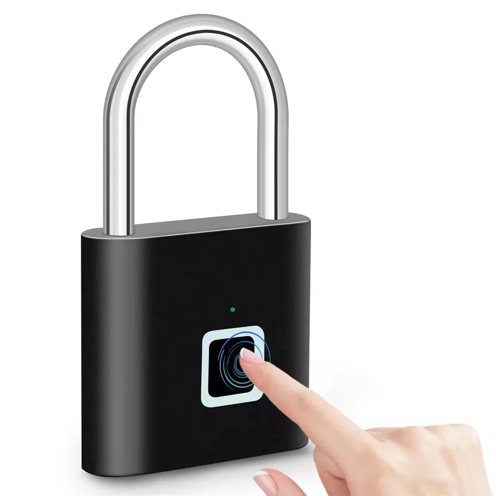 Fingerabdruck-Vorhängeschloss – USB-aufladbar, IP67, schlüssellos