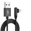 90° iPhone Ladekabel | 3A Schnellladen & Nylon – 1m & 2m