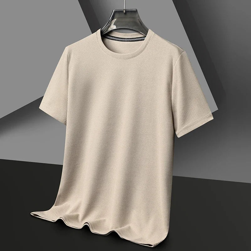 Herren T-Shirt Waffelstrick | Atmungsaktiv & Zeitlos