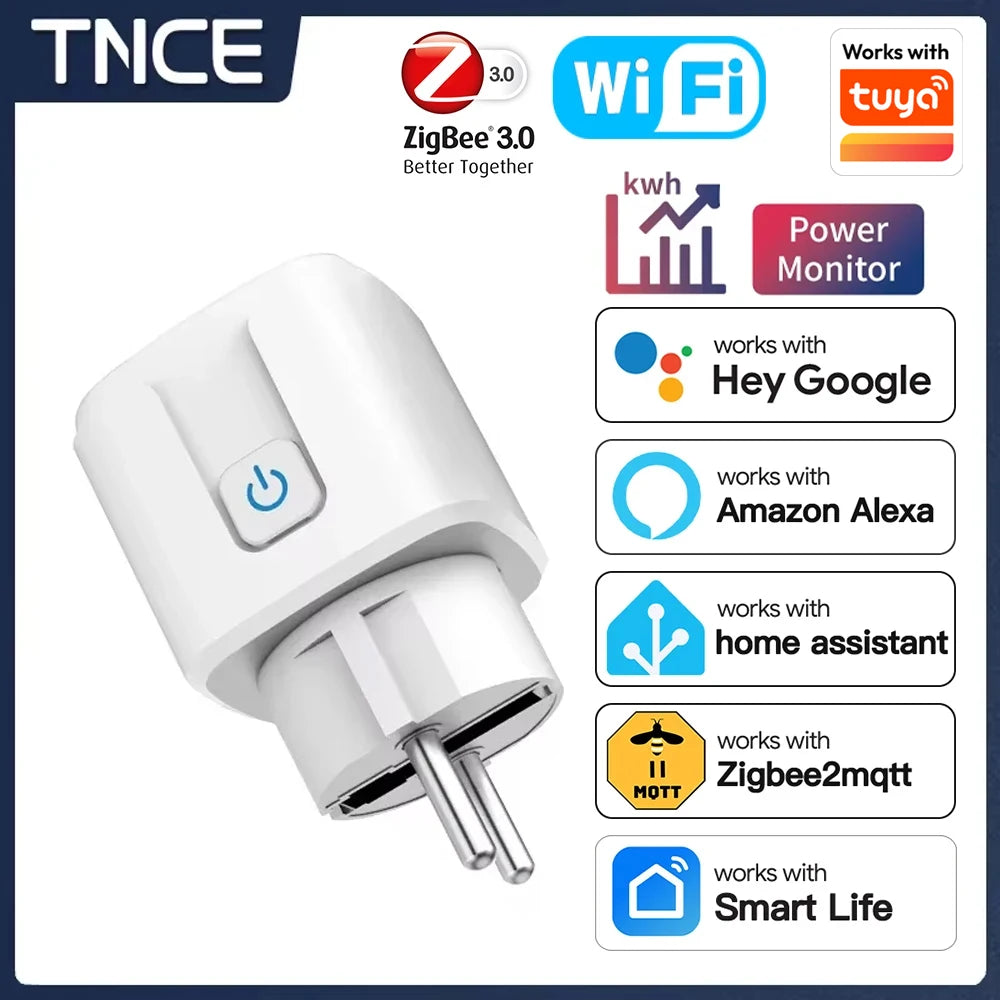 WLAN-Smart-Plug mit Energiemessung – App-, Sprach- & Timer-Steuerung