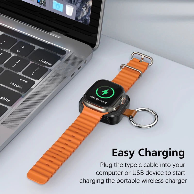 Magnetisches Mini-Ladegerät & Powerbank 1200 mAh für Apple Watch