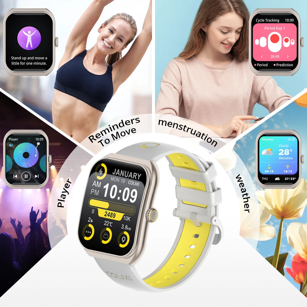 COLMI P86 Smartwatch – 1,93" AMOLED, Bluetooth-Anrufe & IP68