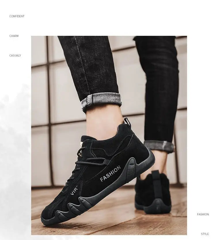 Herren Stiefeletten Winter | Warm gefüttert, rutschfest, Slip-On - My Store