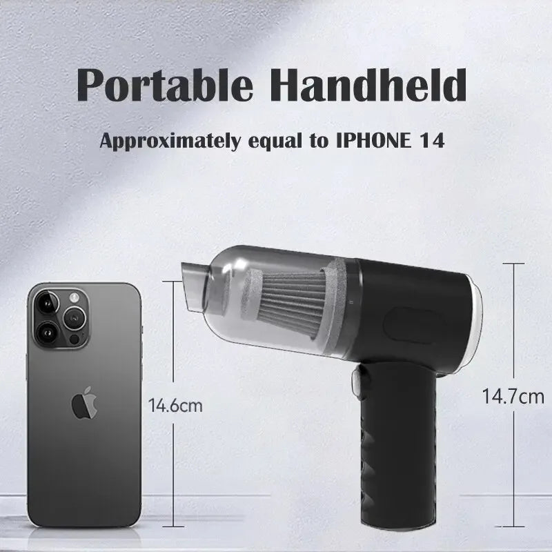 Auto-Handstaubsauger 9000 Pa | USB-Akku, kabellos