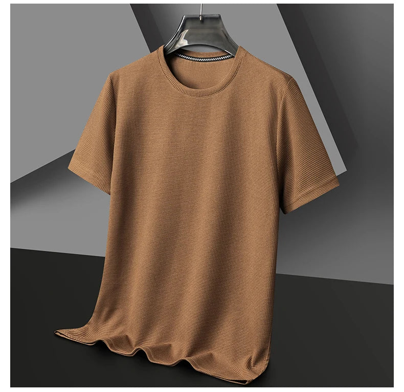 Herren T-Shirt Waffelstrick | Atmungsaktiv & Zeitlos