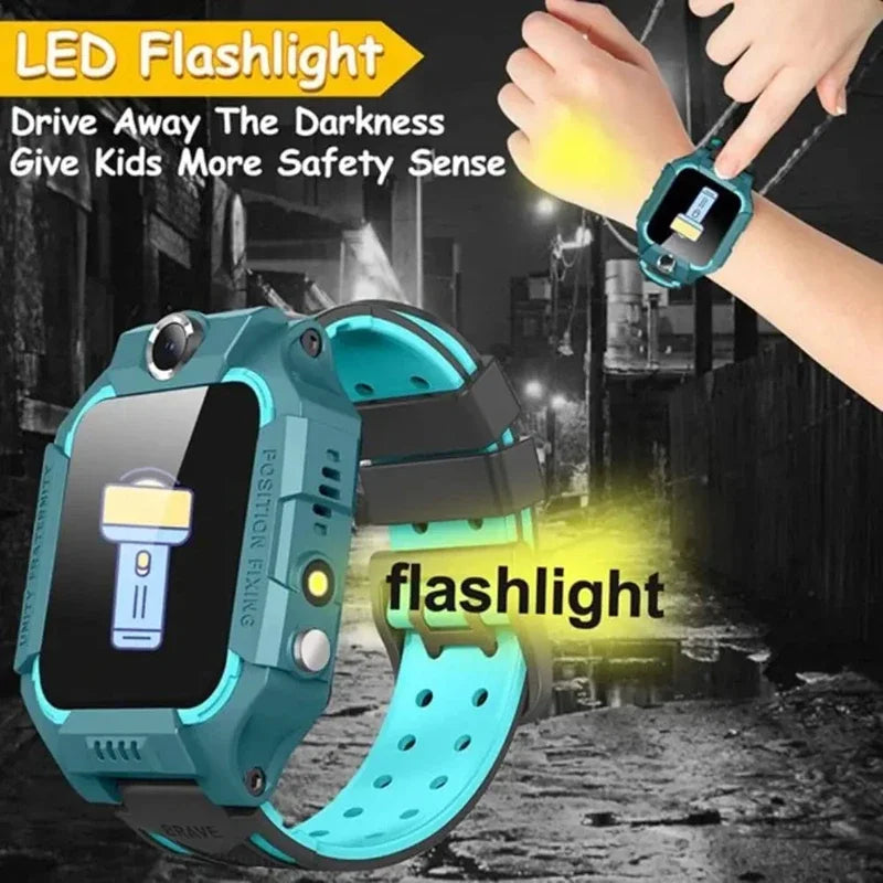 Kinder Smartwatch 4G SIM-Karte | GPS, SOS, WLAN, IP67 wasserdicht