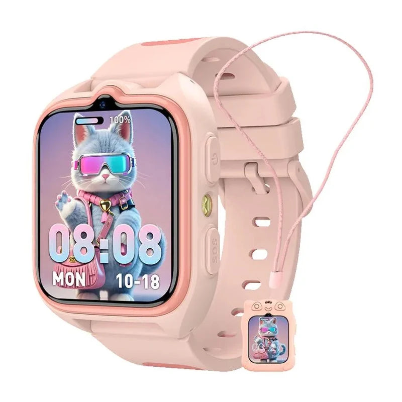 Kinder-Smartwatch 4G mit GPS, Videoanruf & SOS