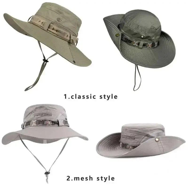 Bucket Hat Herren | UV-Schutz & Mesh für Outdoor & Strand