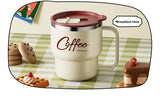Edelstahl Kaffeebecher Doppelwandig mit Griff 
