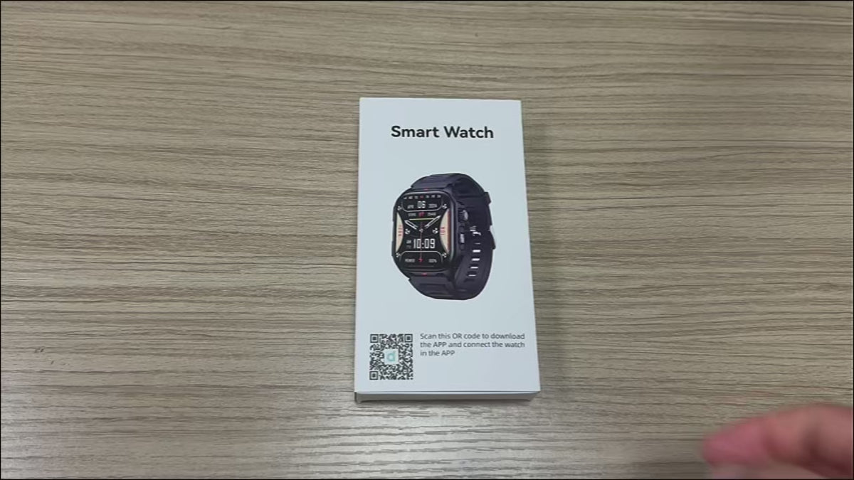 Smartwatch mit 2,01 Zoll OLED-Display, Bluetooth-Anrufen, Fitness-Tracking und IP68